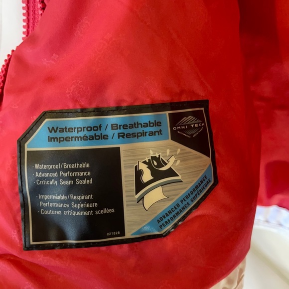 Columbia jacket 7/8 youth Coral and beige - Picture 16 of 16